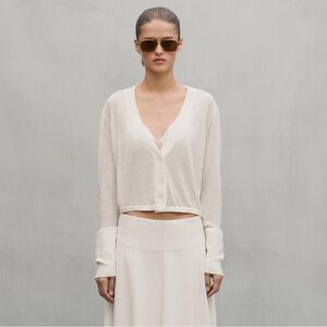 Massimo Dutti sheer Cardigan